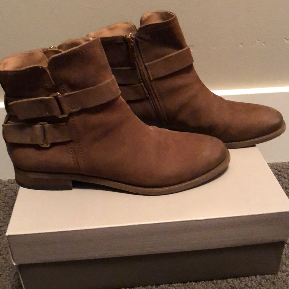 Franco Sarto leather ankle boots